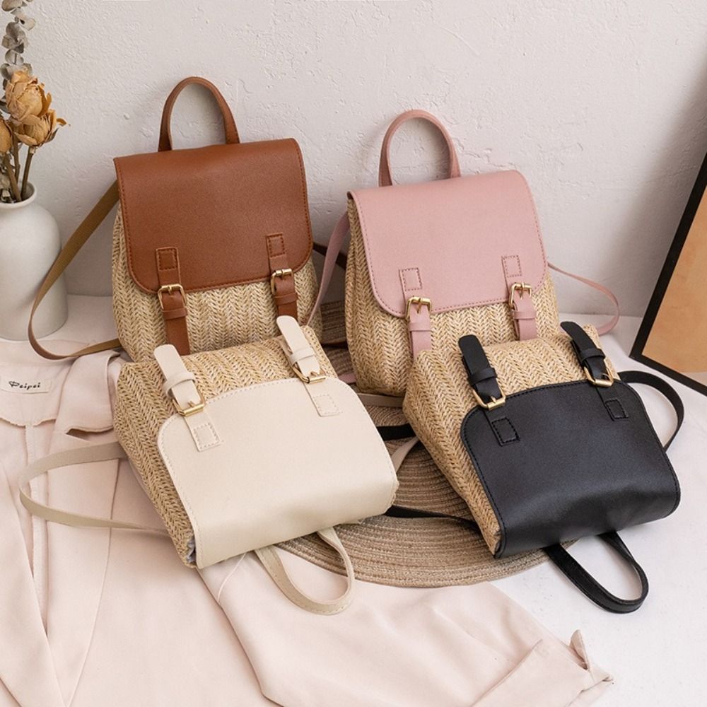 Trend PU Deri Hasır Sırt Çanta - Leather Backpack Vintage incelemesi ve fiyatı