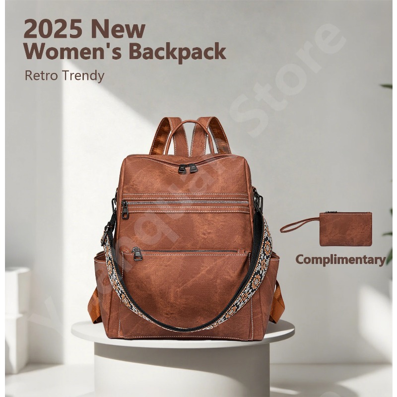 2026 Yeni Kadın PU Deri Su Geç - Travel Backpack Anti Theft incelemesi ve fiyatı